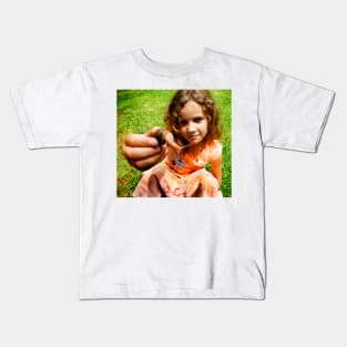 Grace and the snail Kids T-Shirt